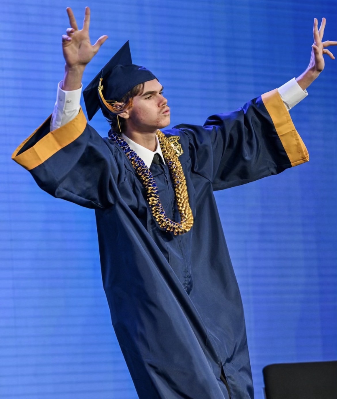 London Leffler graduating high school in 2024